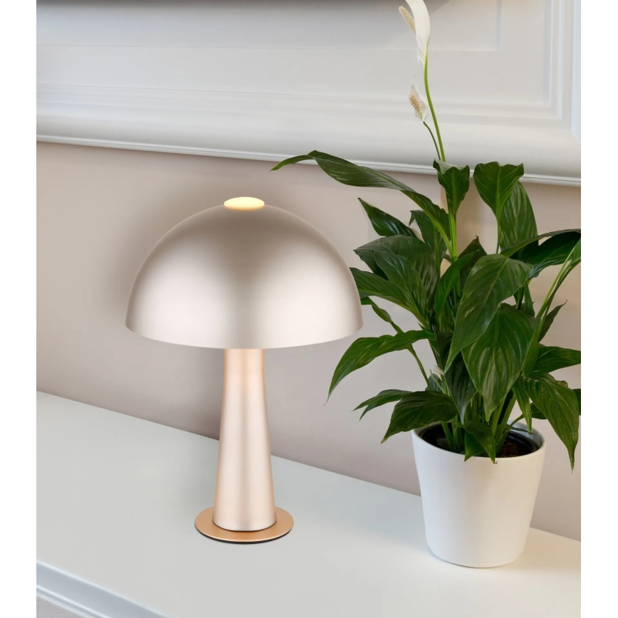 Globo - Stolná lampa 1xE14/25W/230V krémová