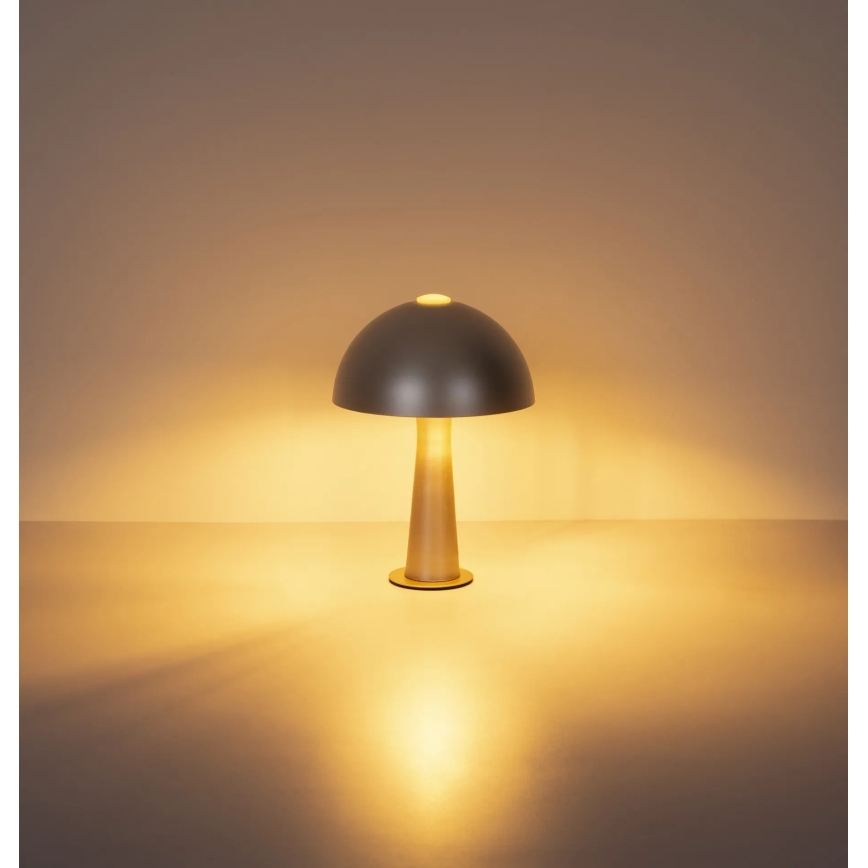 Globo - Stolná lampa 1xE14/25W/230V krémová