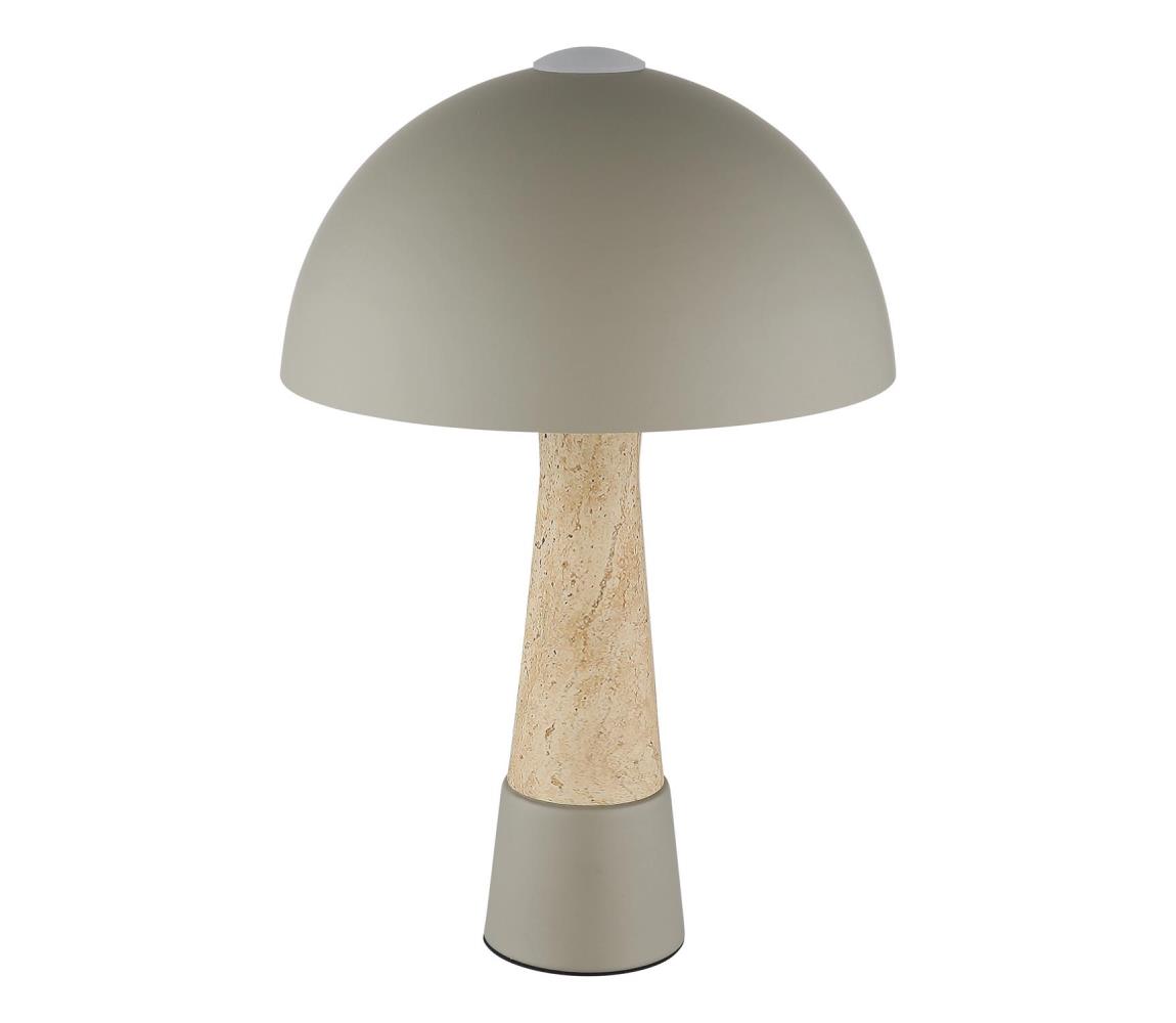 Globo 51070110 - Stolová lampa PAULIN 1xE27ILLU/40W/230V sivá 51070110