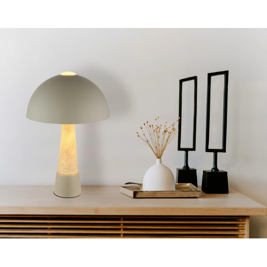 Globo - Stolová lampa 1xE27ILLU/40W/230V sivá