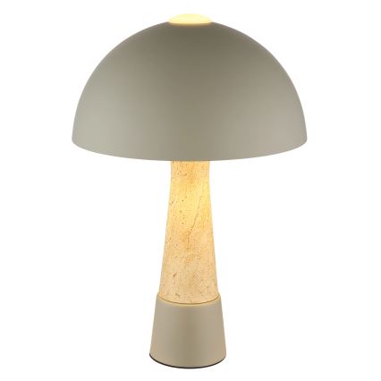 Globo - Stolová lampa 1xE27ILLU/40W/230V sivá