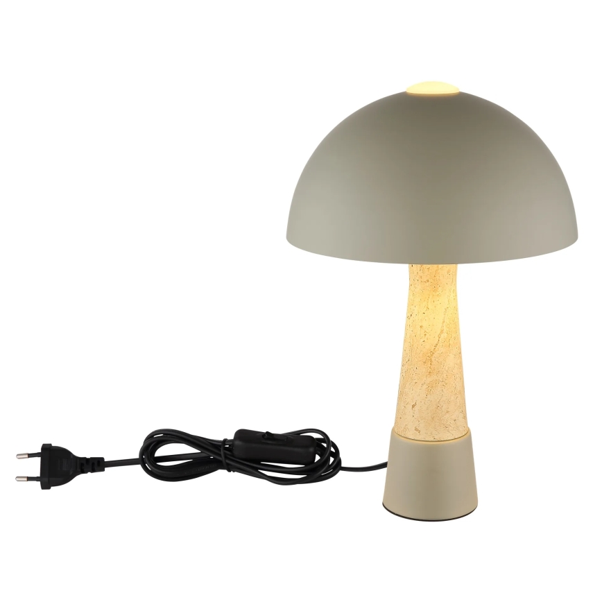 Globo - Stolová lampa 1xE27ILLU/40W/230V sivá