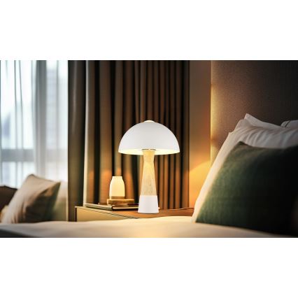 Globo - Stolná lampa 1xE27ILLU/40W/230V krémová