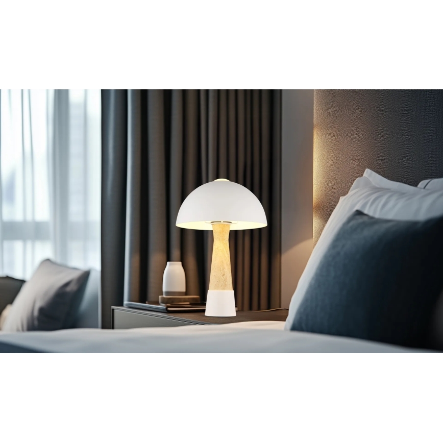 Globo - Stolná lampa 1xE27ILLU/40W/230V krémová