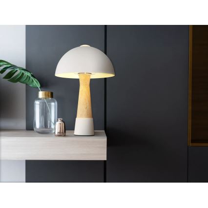 Globo - Stolná lampa 1xE27ILLU/40W/230V krémová