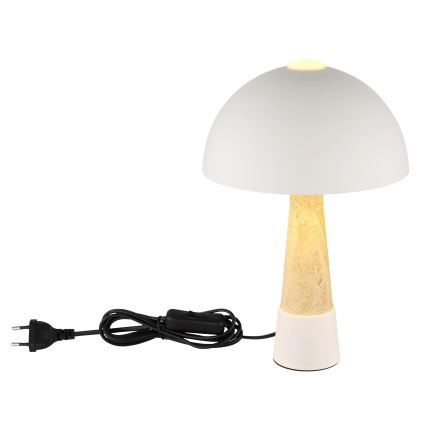 Globo - Stolná lampa 1xE27ILLU/40W/230V krémová