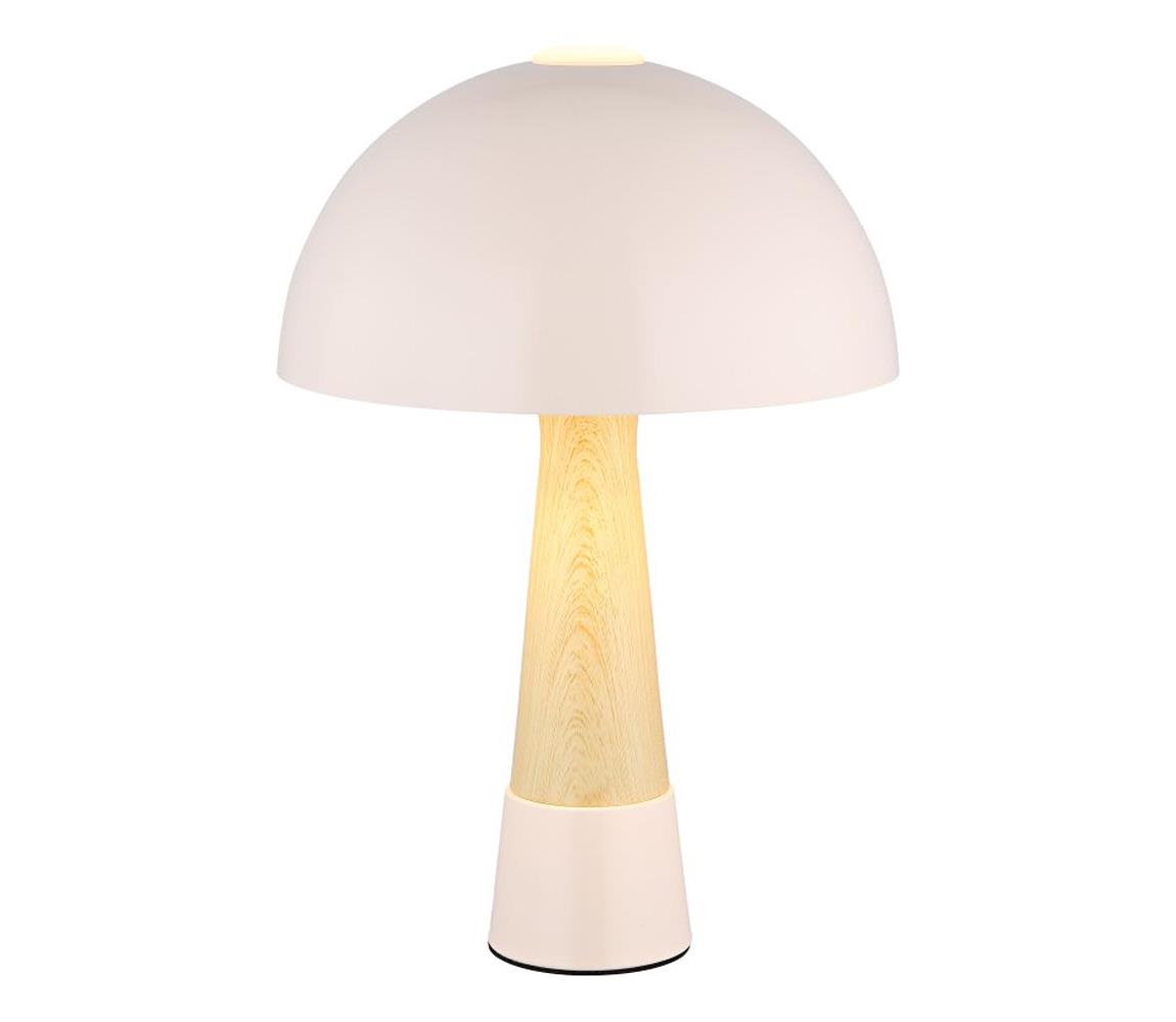 Globo 51570121 - Stolná lampa PAULIN 1xE27ILLU/40W/230V béžová 51570121