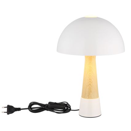Globo - Stolná lampa 1xE27ILLU/40W/230V biela