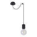 Globo 54030-1HLU - Závesný luster na lanku HERMINE 1xE27/60W/230V