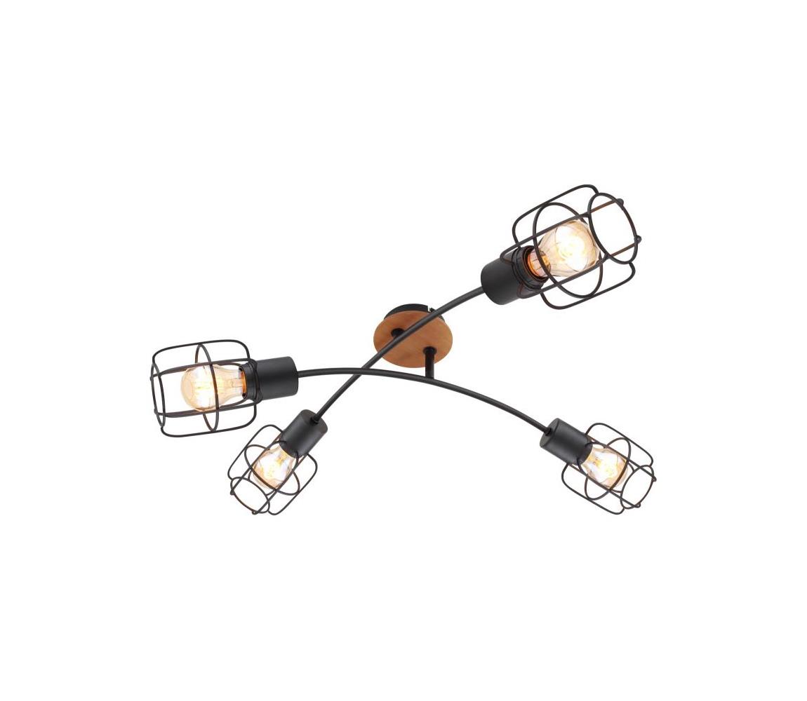 Globo 54037-4D - Prisadený luster WILLA 4xE27/40W/230V 54037-4D