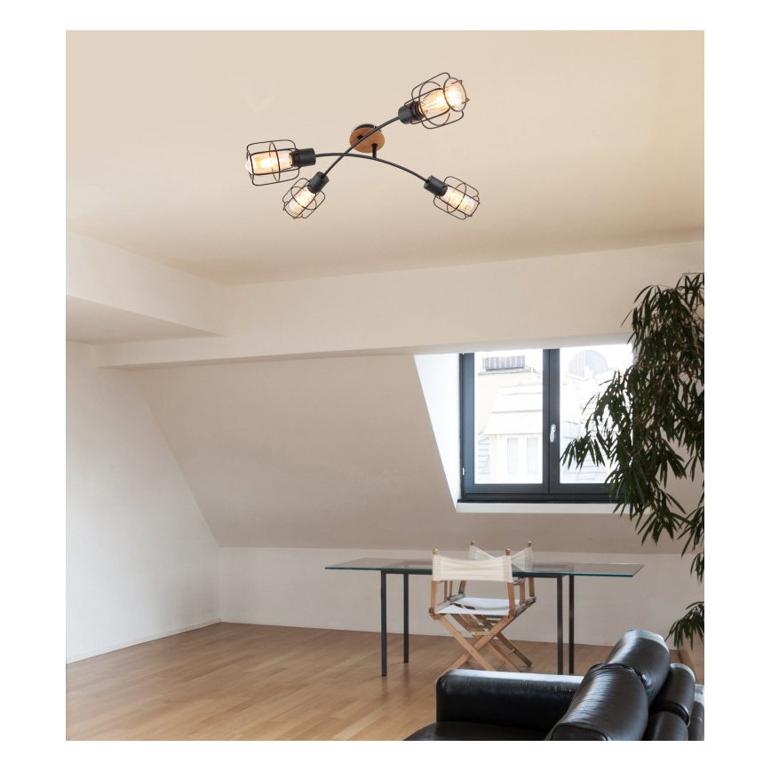 Globo - Prisadený luster 4xE27/40W/230V