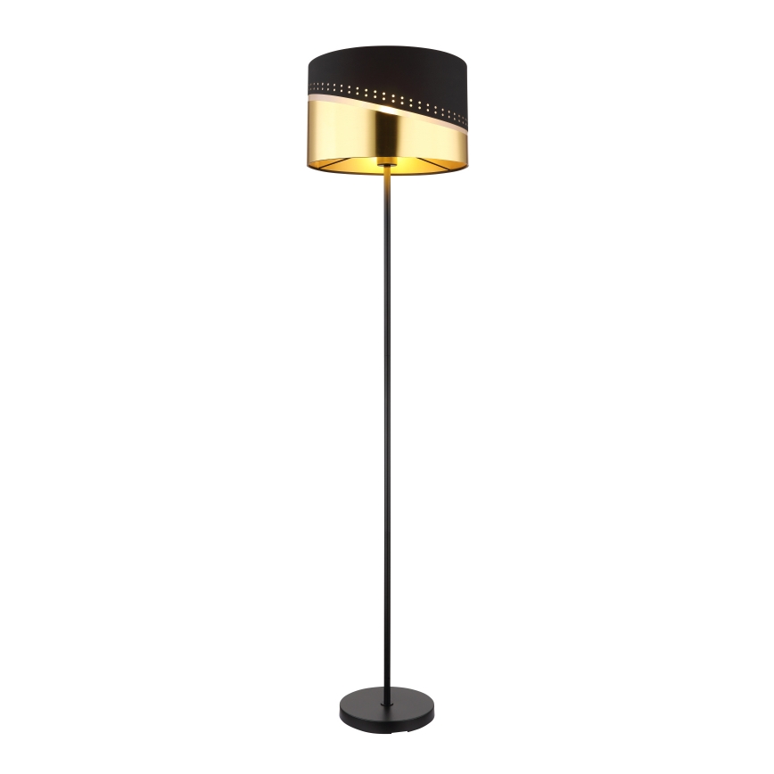 Globo - Stojacia lampa 1xE27/60W/230V pr. 35 cm čierna/zlatá