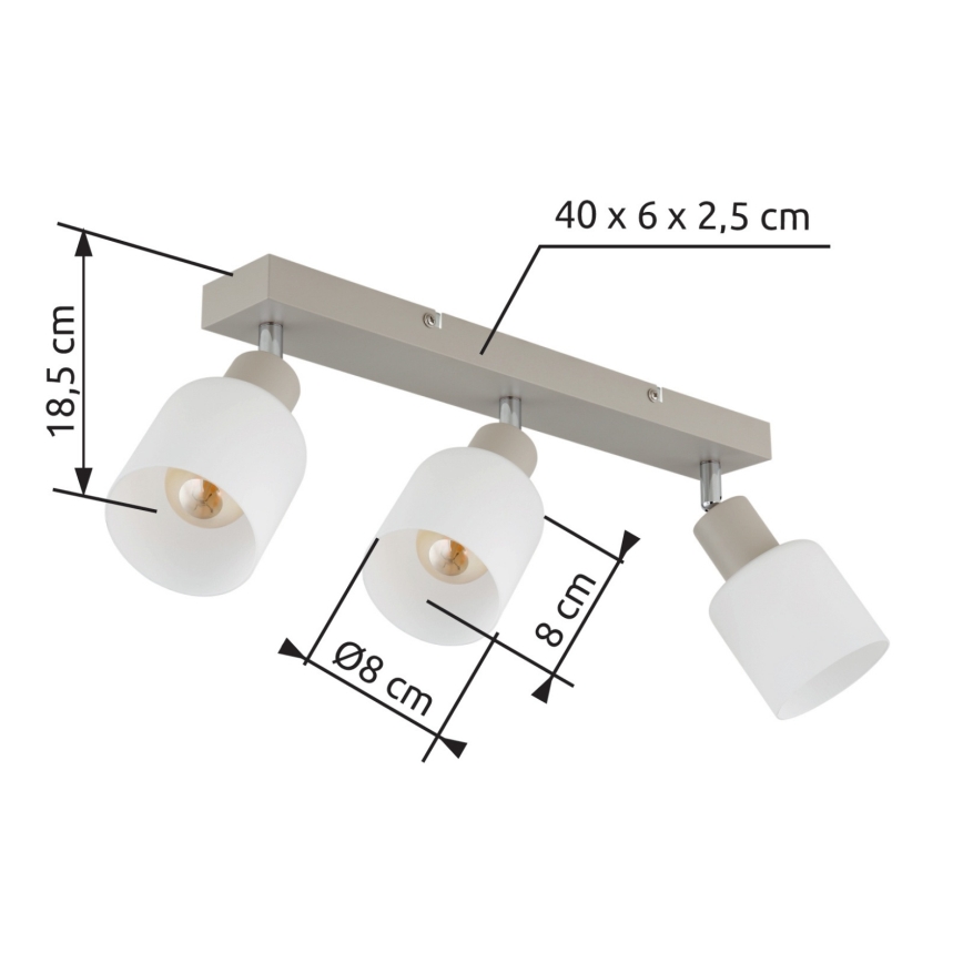 Globo - Bodové svietidlo 3xE14/25W/230V