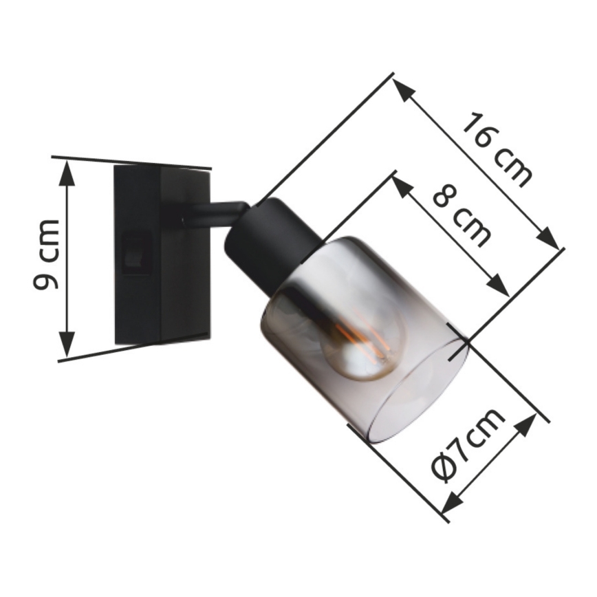 Globo - Nástenné bodové svietidlo 1xE14/40W/230V
