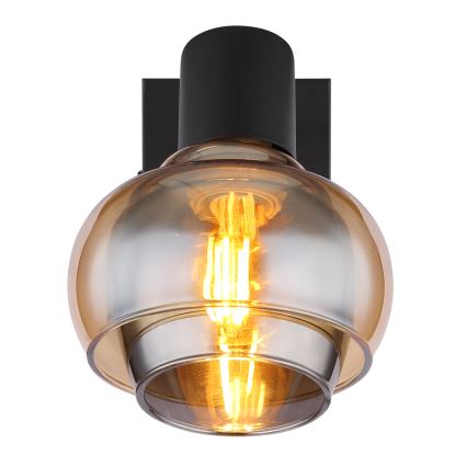 Globo - Nástenné bodové svietidlo 1xE14/40W/230V čierne