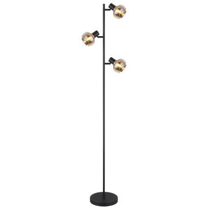 Globo - Stojacia lampa 3xE14/40W/230V čierna