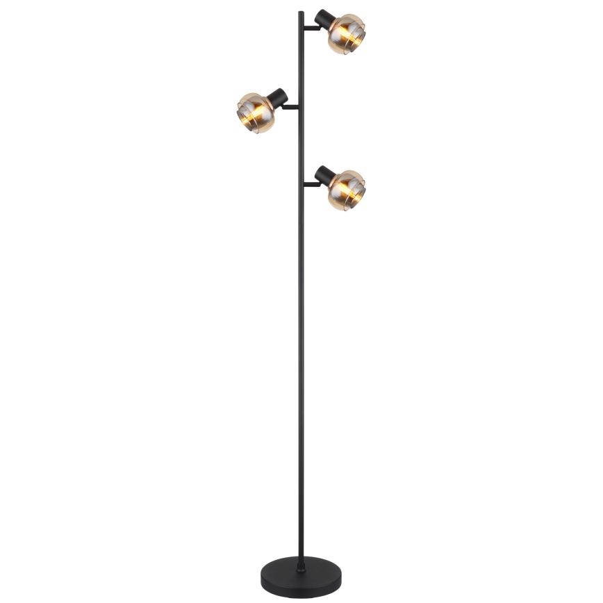 Globo - Stojacia lampa 3xE14/40W/230V čierna