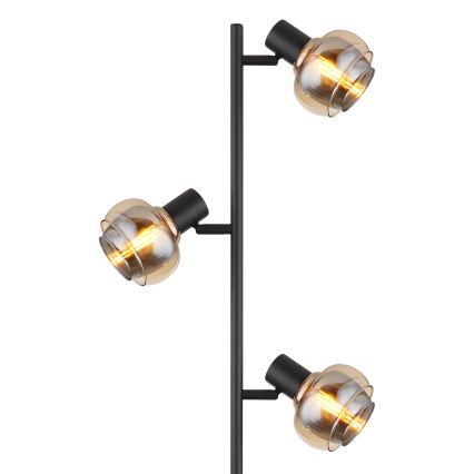 Globo - Stojacia lampa 3xE14/40W/230V čierna