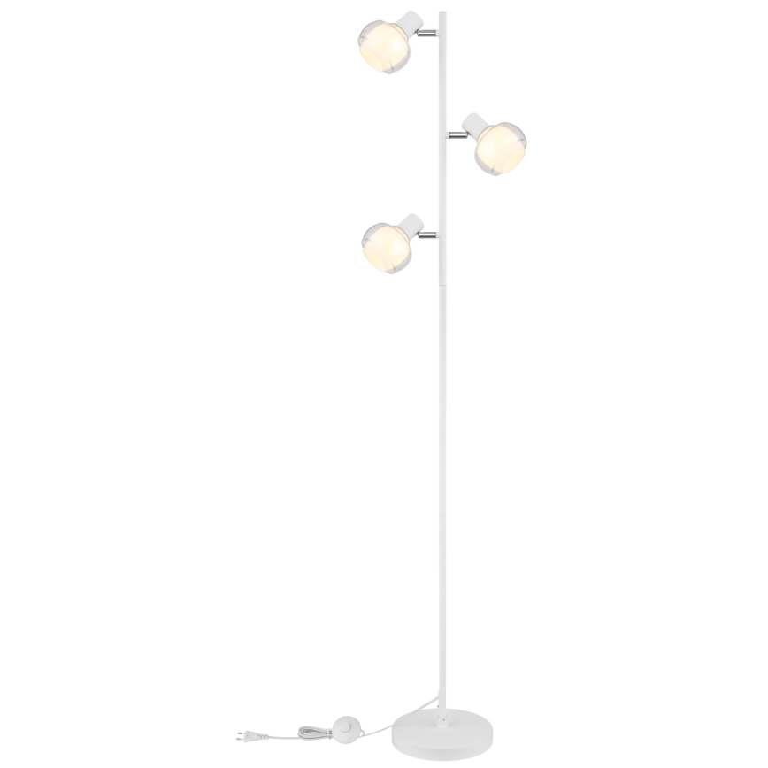 Globo - Stojacia lampa 3xE14/40W/230V biela