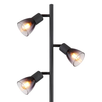 Globo - Stojacia lampa 3xE14/25W/230V čierna