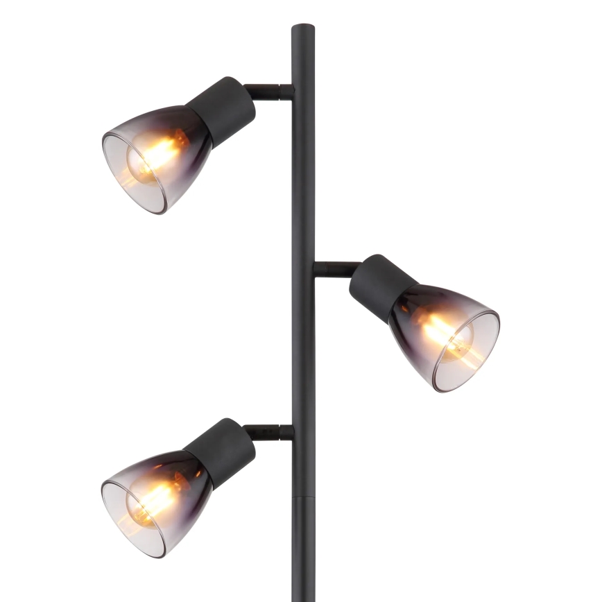 Globo - Stojacia lampa 3xE14/25W/230V čierna