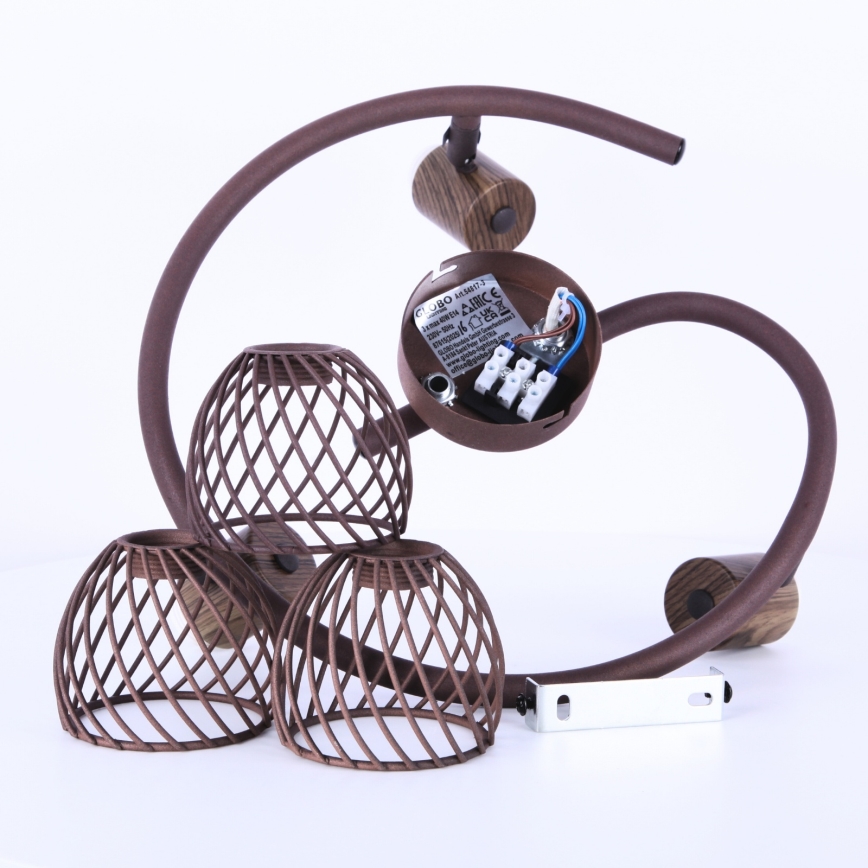 Globo 54817-3 - Bodové svietidlo ISABELLE 3xE14/40W/230V