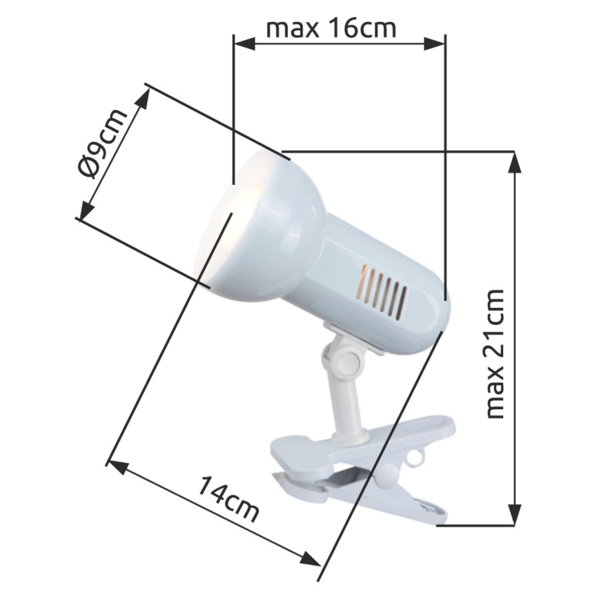 Globo - Stolná lampa 1xE27/40W/230V