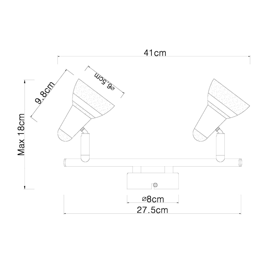Globo - LED  Bodové svietidlo 2xLED/4W/230V lesklý chróm