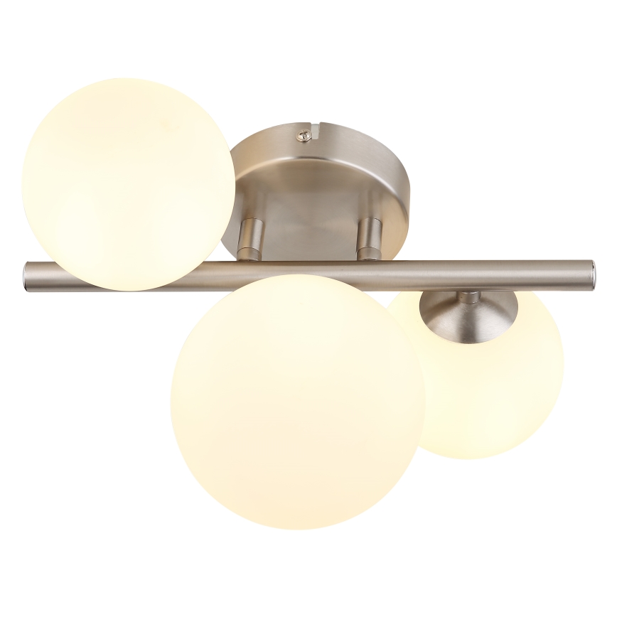 Globo - LED Prisadený luster RIHA 3xG9/3,5W/230V matný chróm