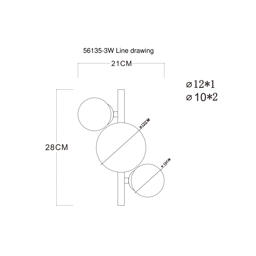 Globo - LED Prisadený luster RIHA 3xG9/3,5W/230V matný chróm