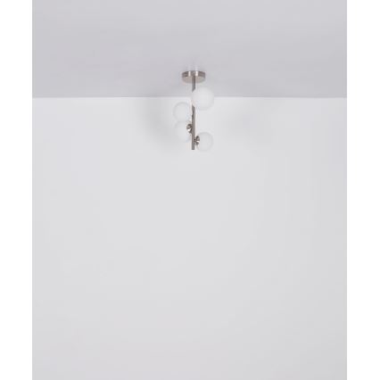 Globo - LED Luster na tyči 4xG9/3W/230V matný chróm