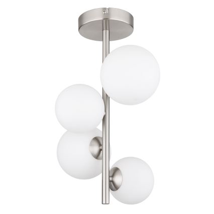 Globo - LED Luster na tyči 4xG9/3W/230V matný chróm