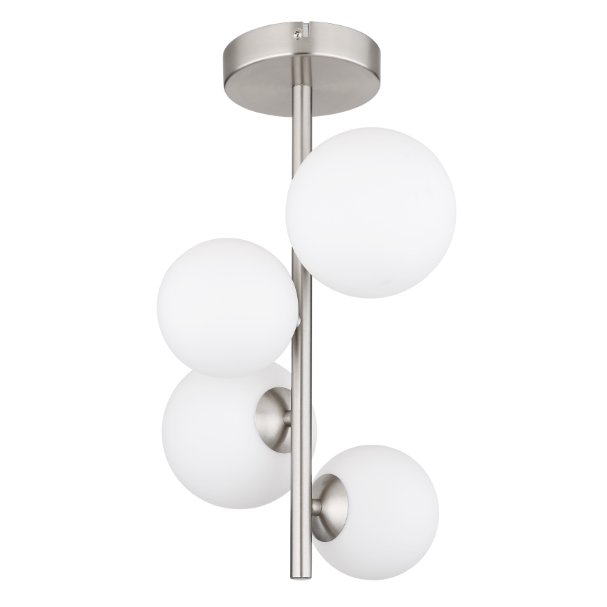 Globo - LED Luster na tyči 4xG9/3W/230V matný chróm