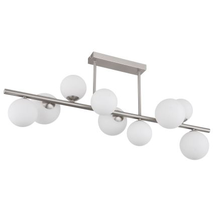 Globo - LED Luster na tyči 9xG9/3W/230V matný chróm