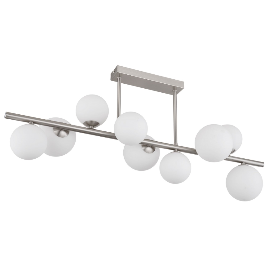 Globo - LED Luster na tyči 9xG9/3W/230V matný chróm