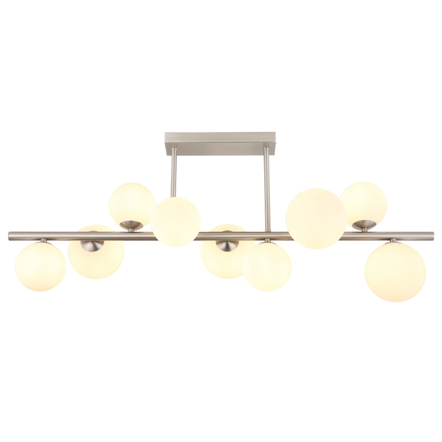 Globo - LED Luster na tyči 9xG9/3W/230V matný chróm