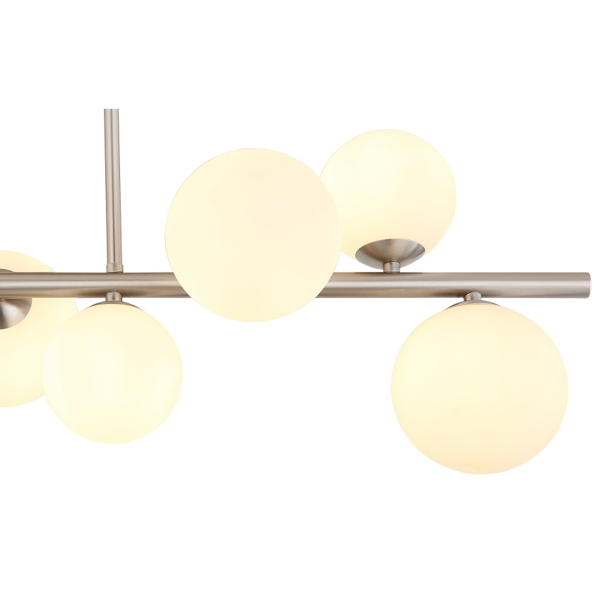 Globo - LED Luster na tyči 9xG9/3W/230V matný chróm