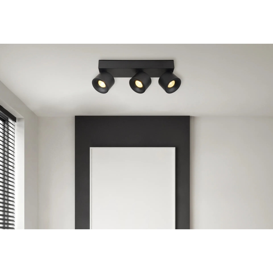 Globo - LED Bodové svietidlo 3xLED/6W/230V čierna