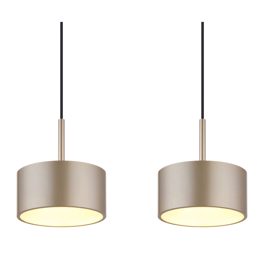 Globo - LED luster na lanku LED/40W/230V 3000K mosadz