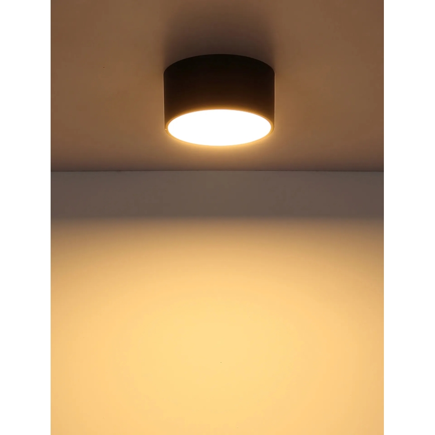 Globo - LED Stropné svietidlo LED/12W/230V 3000K pr. 15 cm čierne