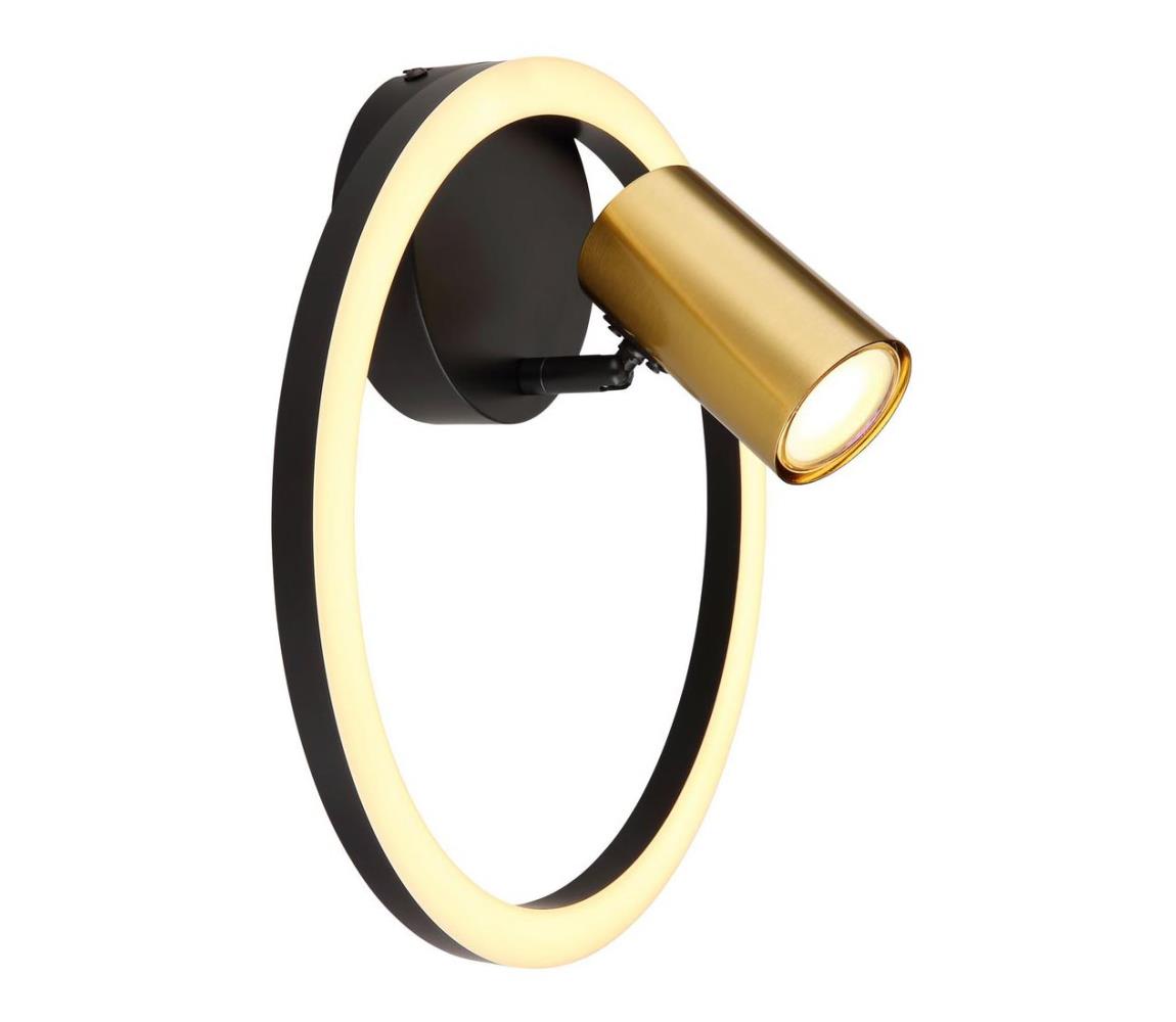 Globo Globo 57033-1- LED Nástenné bodové svietidlo MARRIE 1xGU10/5W/230V + LED/12W/230V