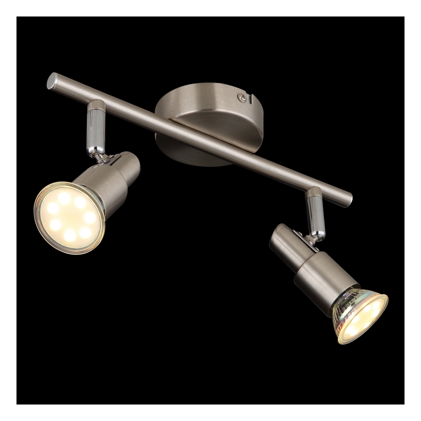 Globo - LED Bodové svietidlo 2xGU10/3W/230V