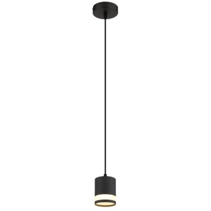 Globo - LED Luster na lanku 1xGX53/7W/230V 3000K čierna