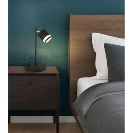Globo - LED Stolná lampa 1xGX53/7W/230V 3000K čierna