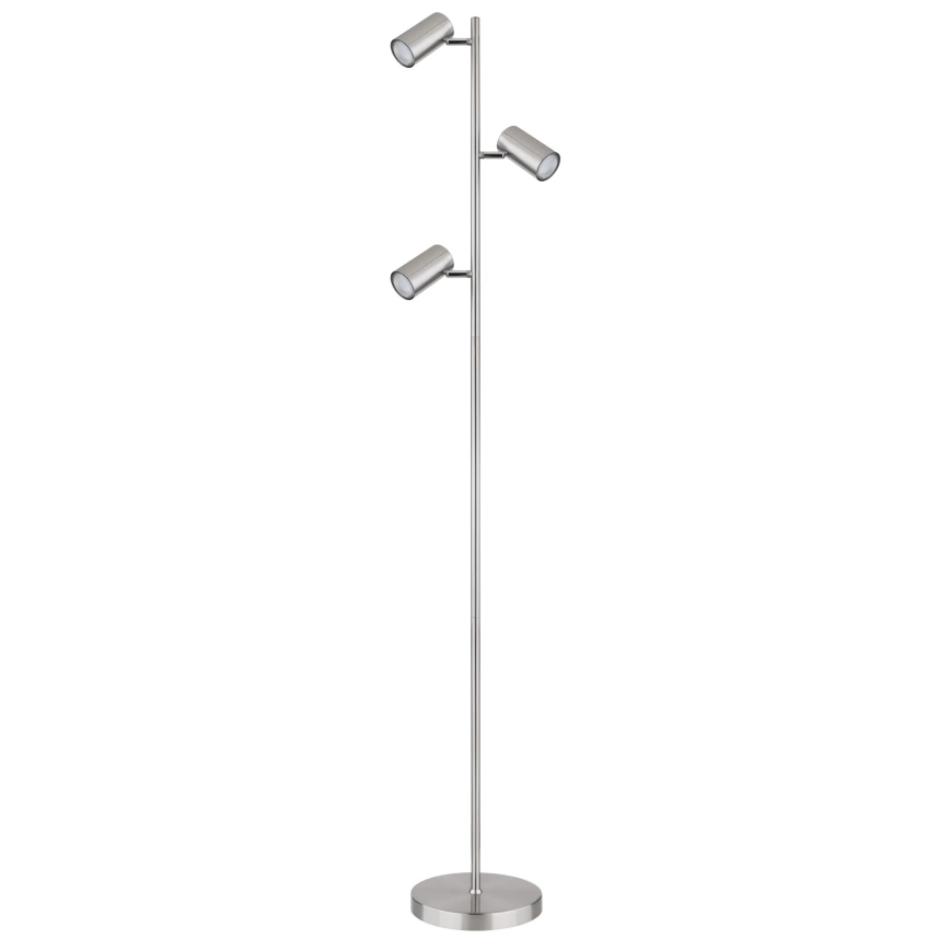 Globo - Stojacia lampa 3xGU10/5W/230V matný chróm