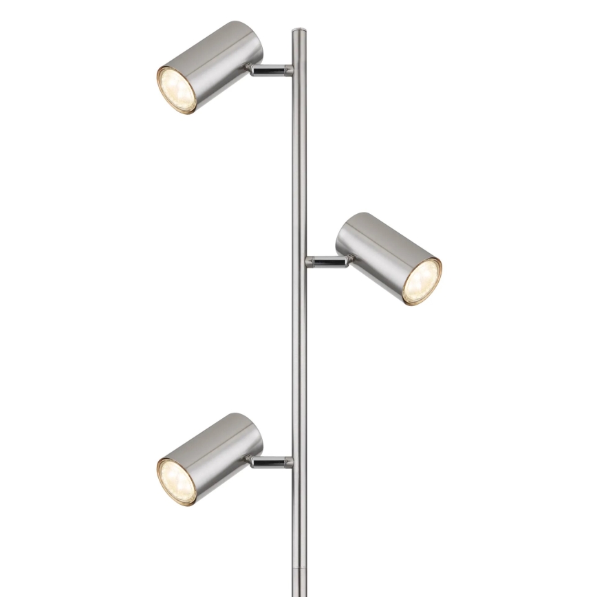 Globo - Stojacia lampa 3xGU10/5W/230V matný chróm