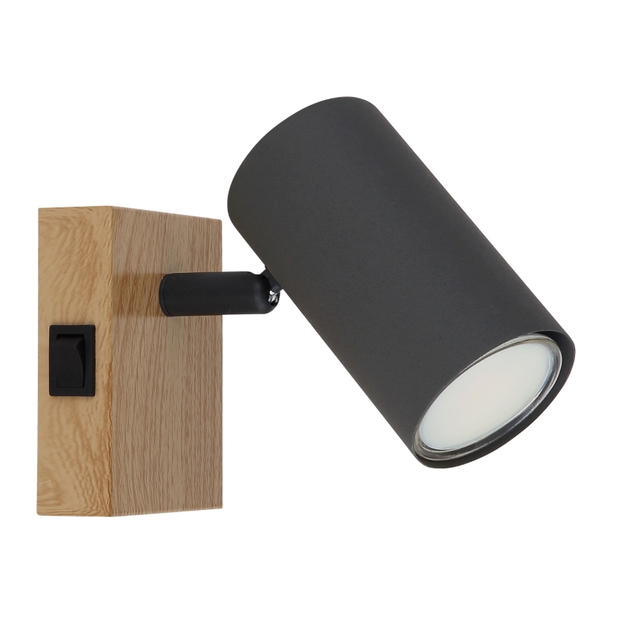 Globo -  Nástenné bodové svietidlo 1xGU10/25W/230V šedá/hnedá