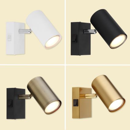 Globo -  Nástenné bodové svietidlo 1xGU10/25W/230V šedá/hnedá