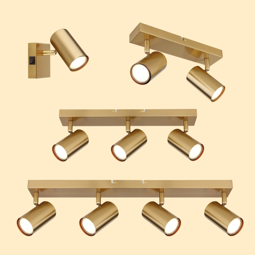 Globo - Bodové svietidlo 2xGU10/35W/230V zlatá