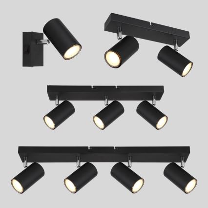 Globo - Bodové svietidlo 4xGU10/35W/230V čierna